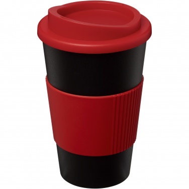 Logo trade corporate gifts image of: Americano® 350 ml insulated tumbler with grip